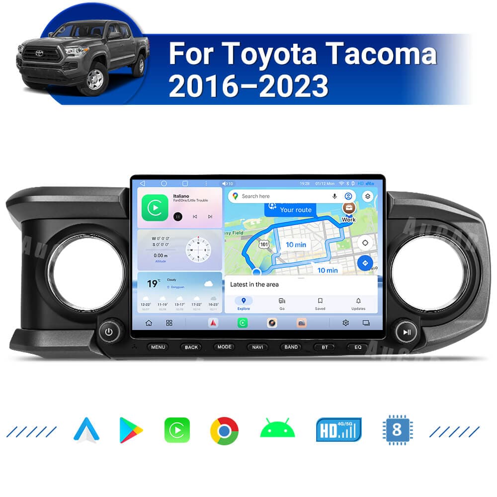AUCAR Android 11.5″ Car Radio GPS Navigation For Toyota Tacoma 2016-2023
