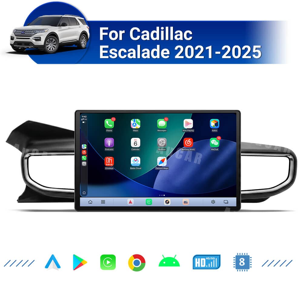 AuCar Tesla Android 12.5″ Car Radio GPS Navigation For Cadillac Escalade 2021-2025