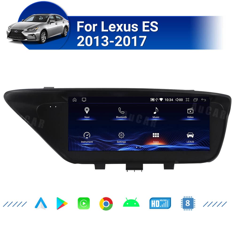 AuCar 10.23″ Android Car Radio GPS Navigation For Lexus ES 2013-2017