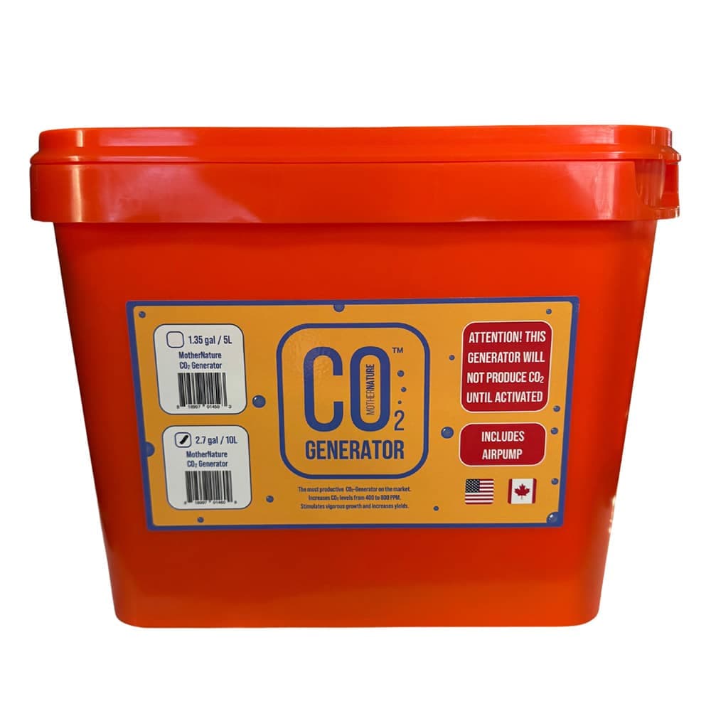 Mother Nature CO2 Generator 10 Liter Kit with Single Outlet Air Pump