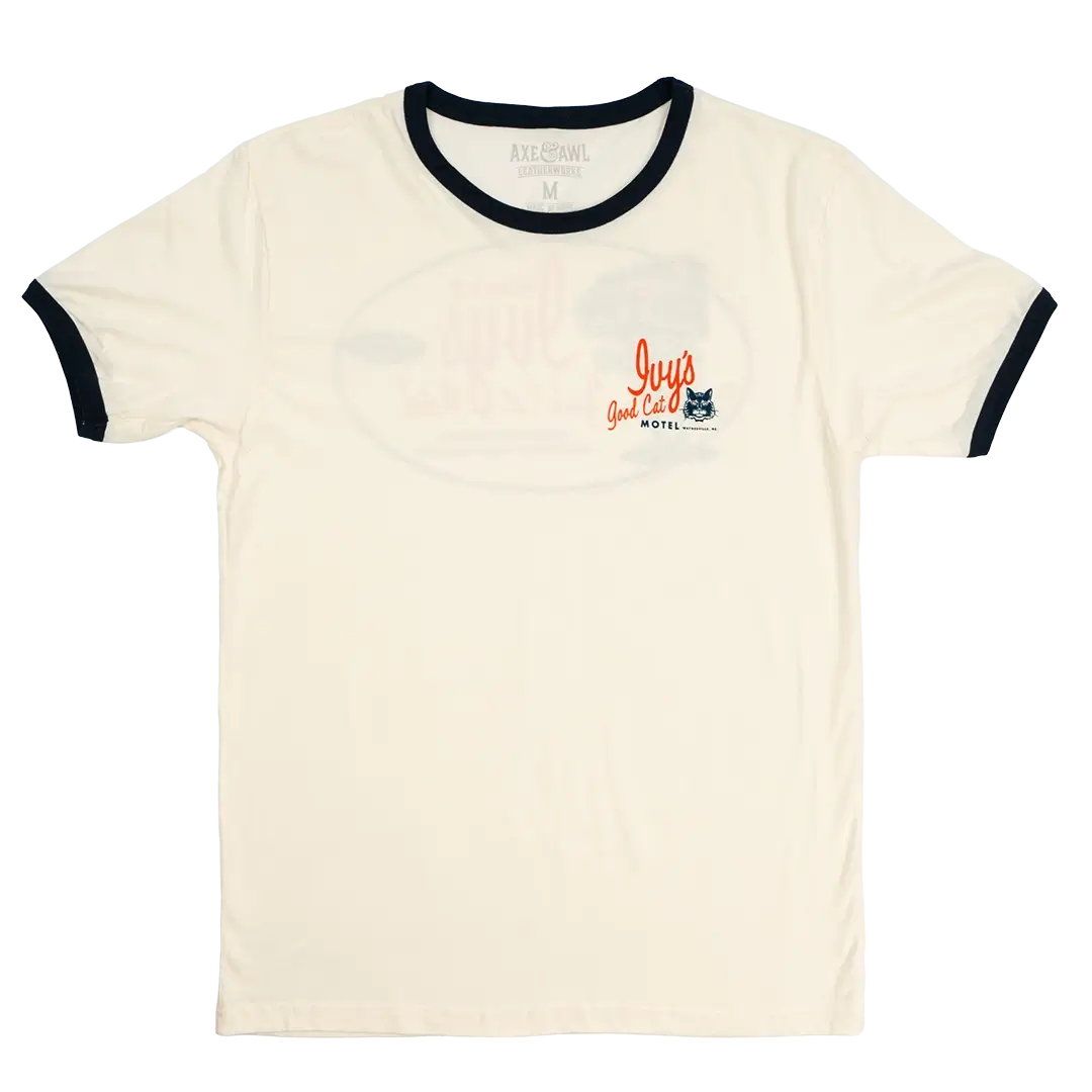 Ivy’s Good Cat Motel – Ringer Tee - thumbnail 4