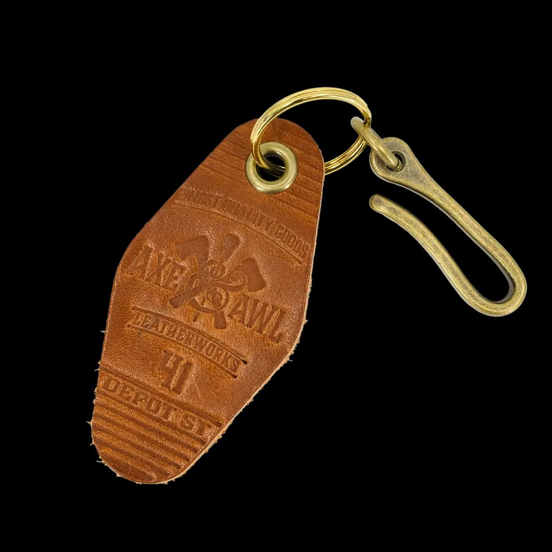 Leather Motel Keychain