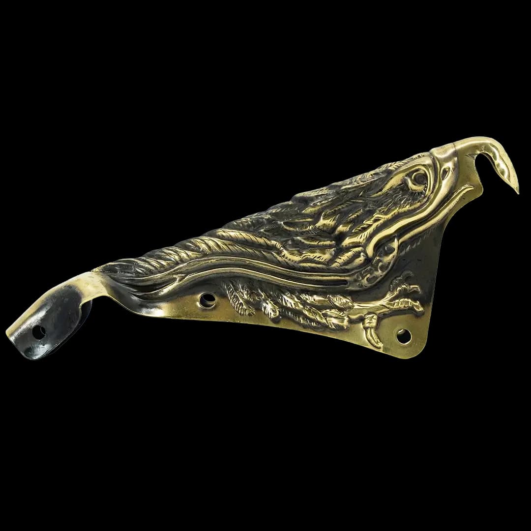 Fire Helmet Finials – Brass - thumbnail 2