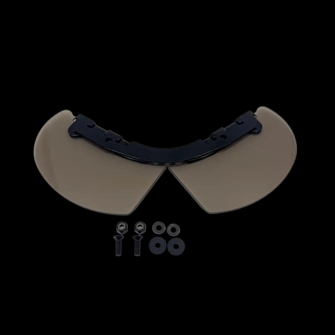 Blacked Out Flip Down Eye Protection - thumbnail 2