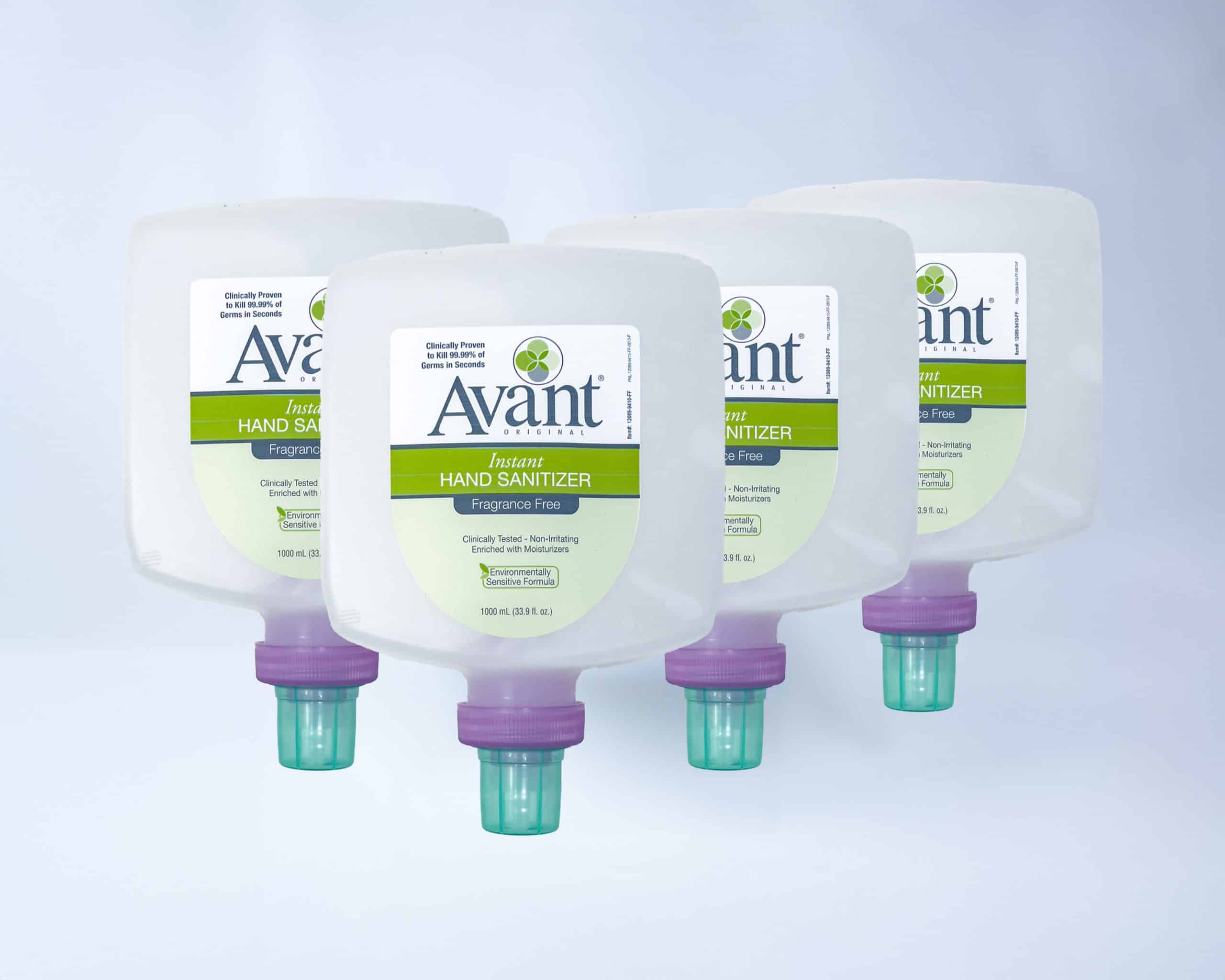 (4-pack) 1000 mL Avant&reg; Liquid Hand Sanitizer Eco-Flex Refills - thumbnail 2