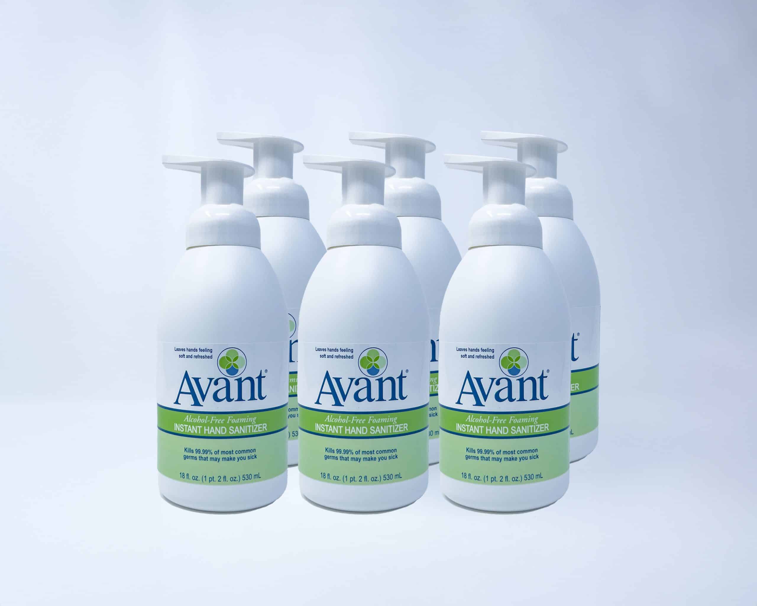 (6-pack) 18 oz Avant&reg; Alcohol-Free Foaming Hand Sanitizer