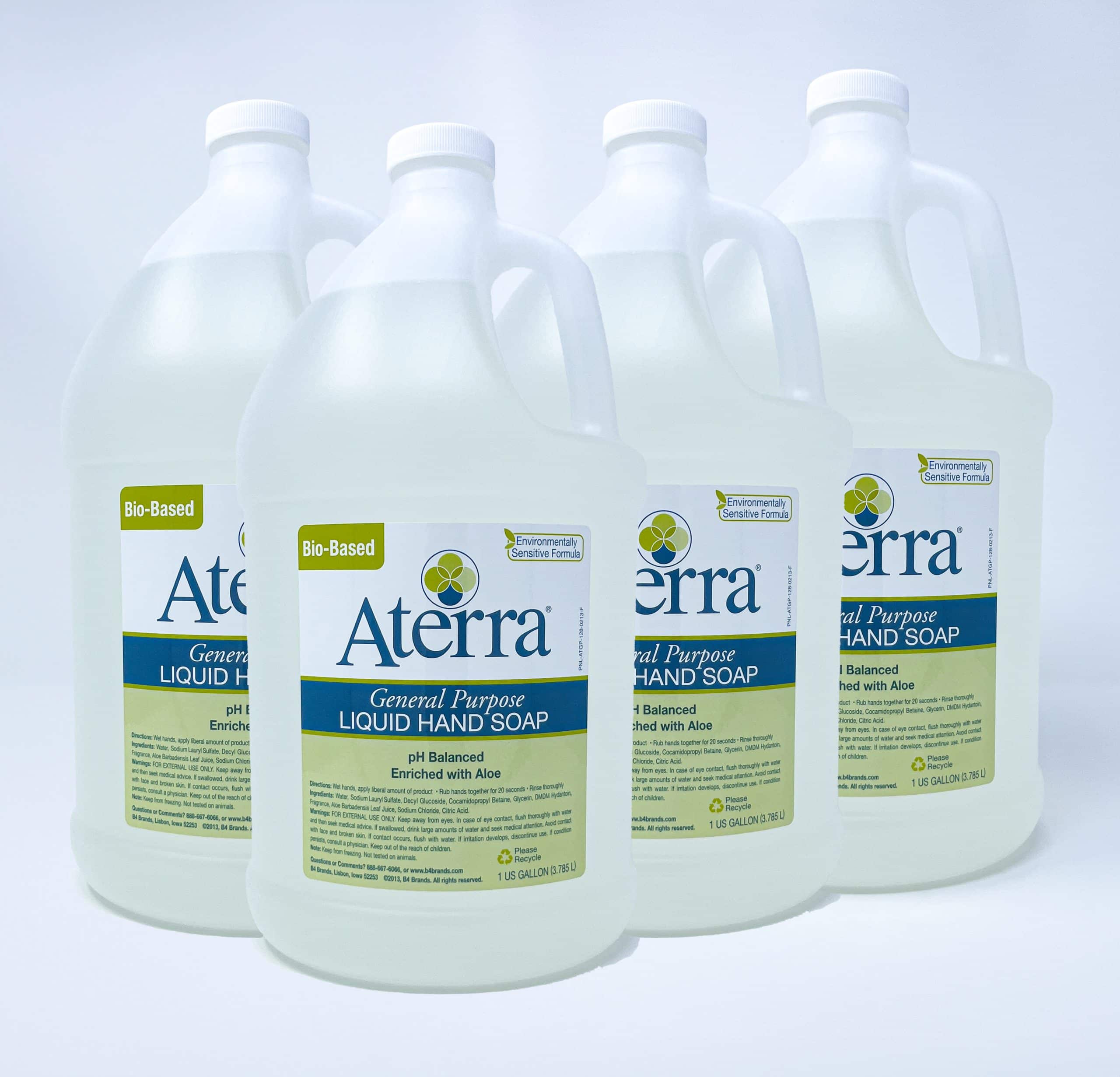 (4-pack) Aterra&reg; General Purpose Liquid Hand Soap (1-Gallon Bulk Refill) - thumbnail 2