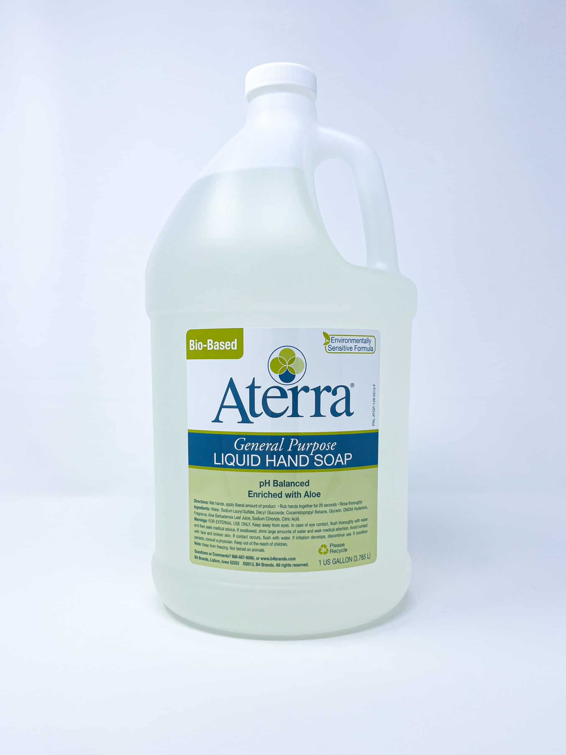 (4-pack) Aterra&reg; General Purpose Liquid Hand Soap (1-Gallon Bulk Refill)