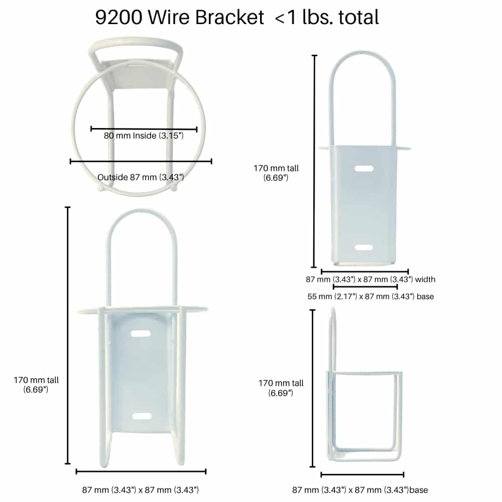 Wire Wall Bracket for 16 and 18 oz. Bottles - thumbnail 9