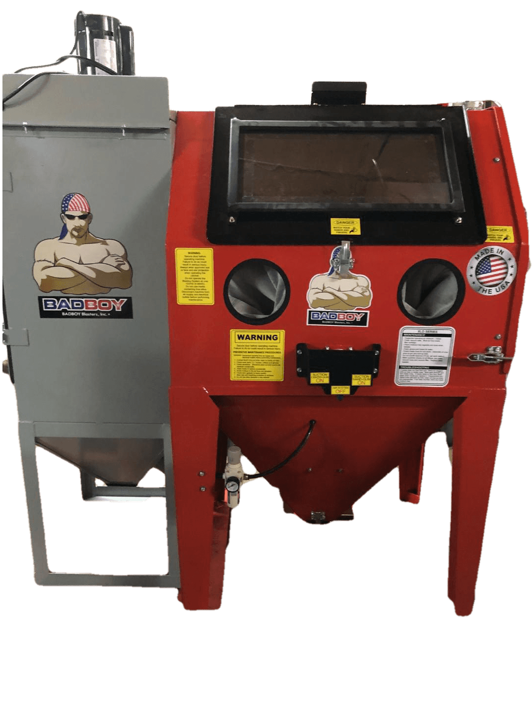 SANDBLASTING CABINET BB850LED-DC4000-FL-HV