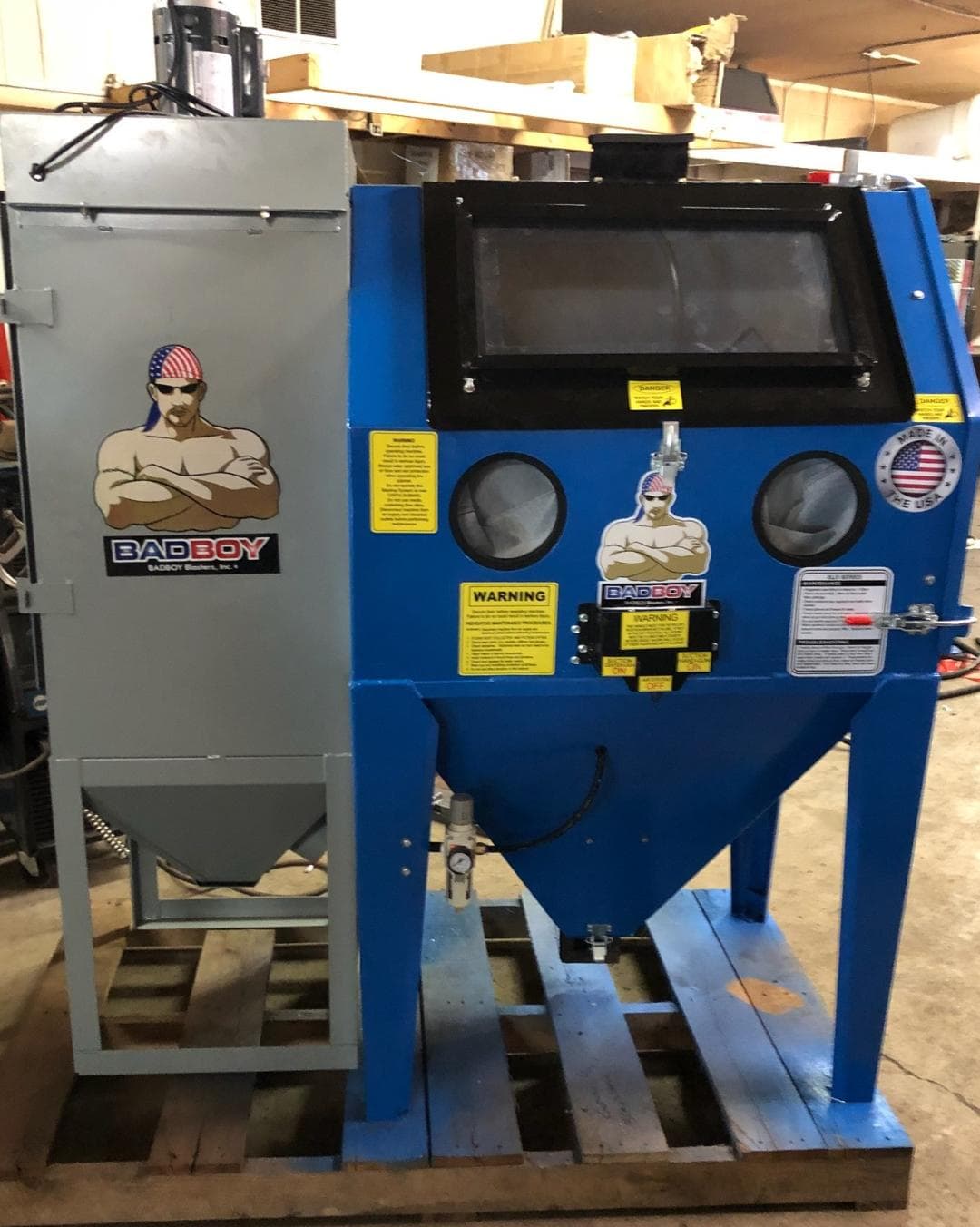 SANDBLASTING CABINET BB850LED-DC4000-FL-HV - thumbnail 3