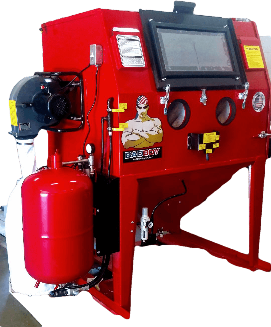 ABRASIVE MEDIA SAND BLASTER BB2348LED-BVR-PR-HV-FL