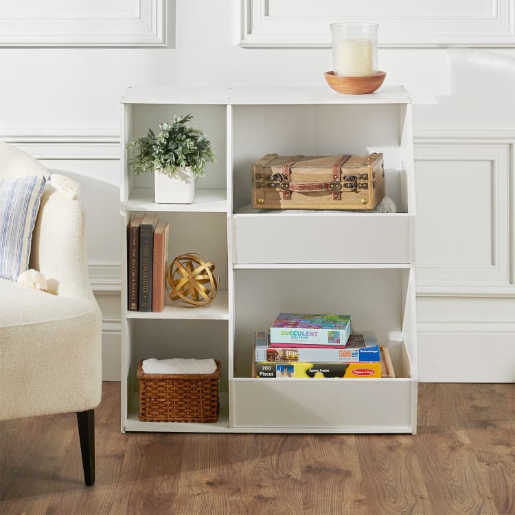 Side-by-Side Combo Bin Storage Unit – White - thumbnail 4