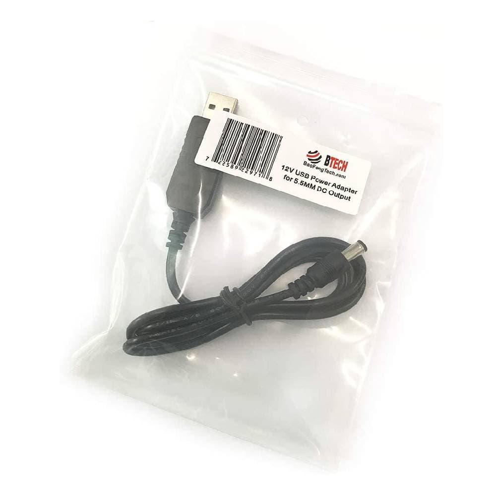 USB to 12V Smart Charger Converter Cable (5.5mm Barrel) - thumbnail 5