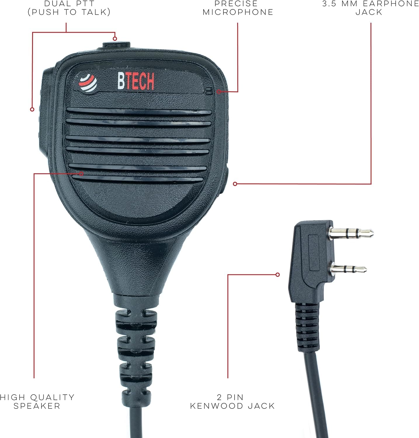 QHM22D Dual PTT Speaker Mic - thumbnail 7