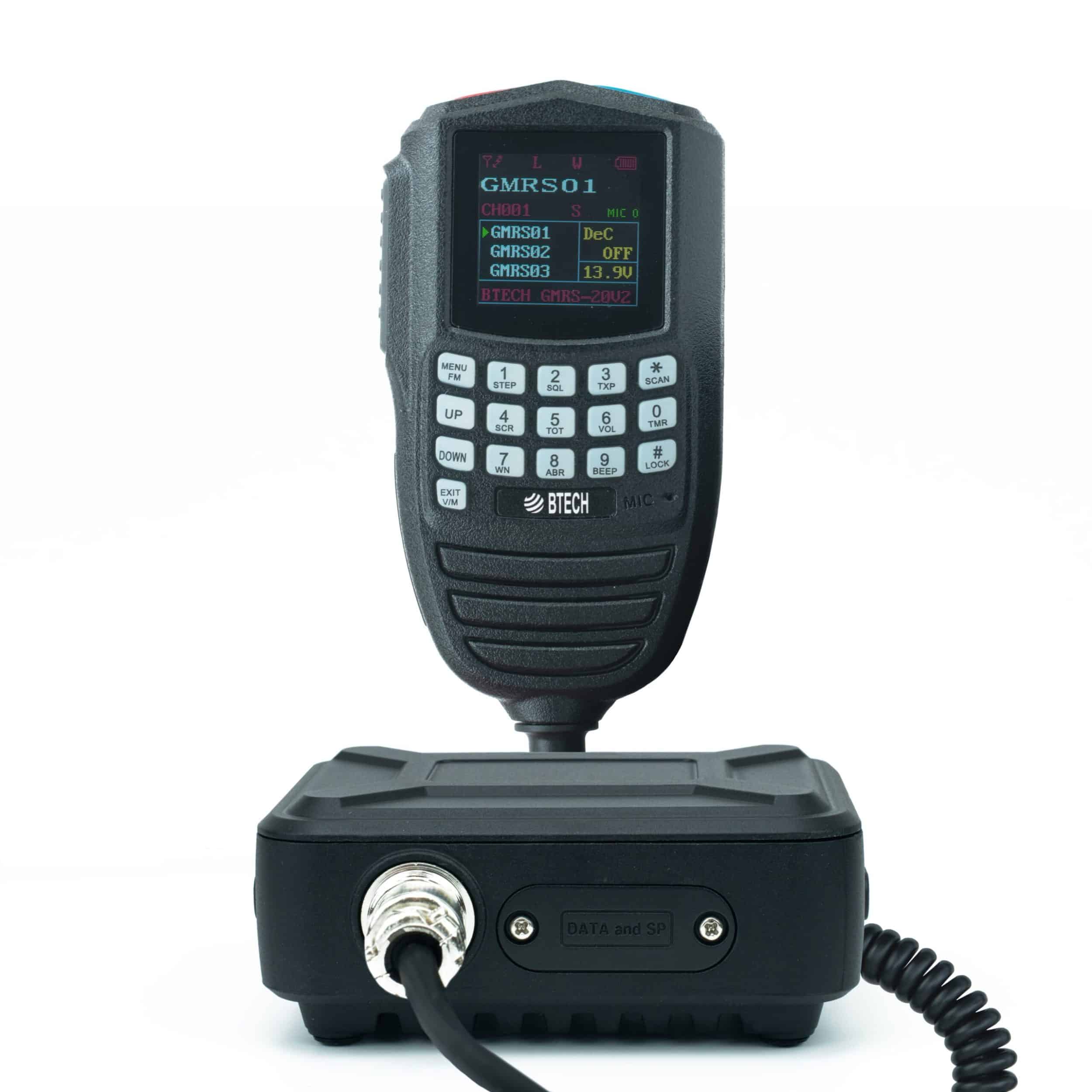 BTECH GMRS-20V2 20W IP67 GMRS Mobile Radio