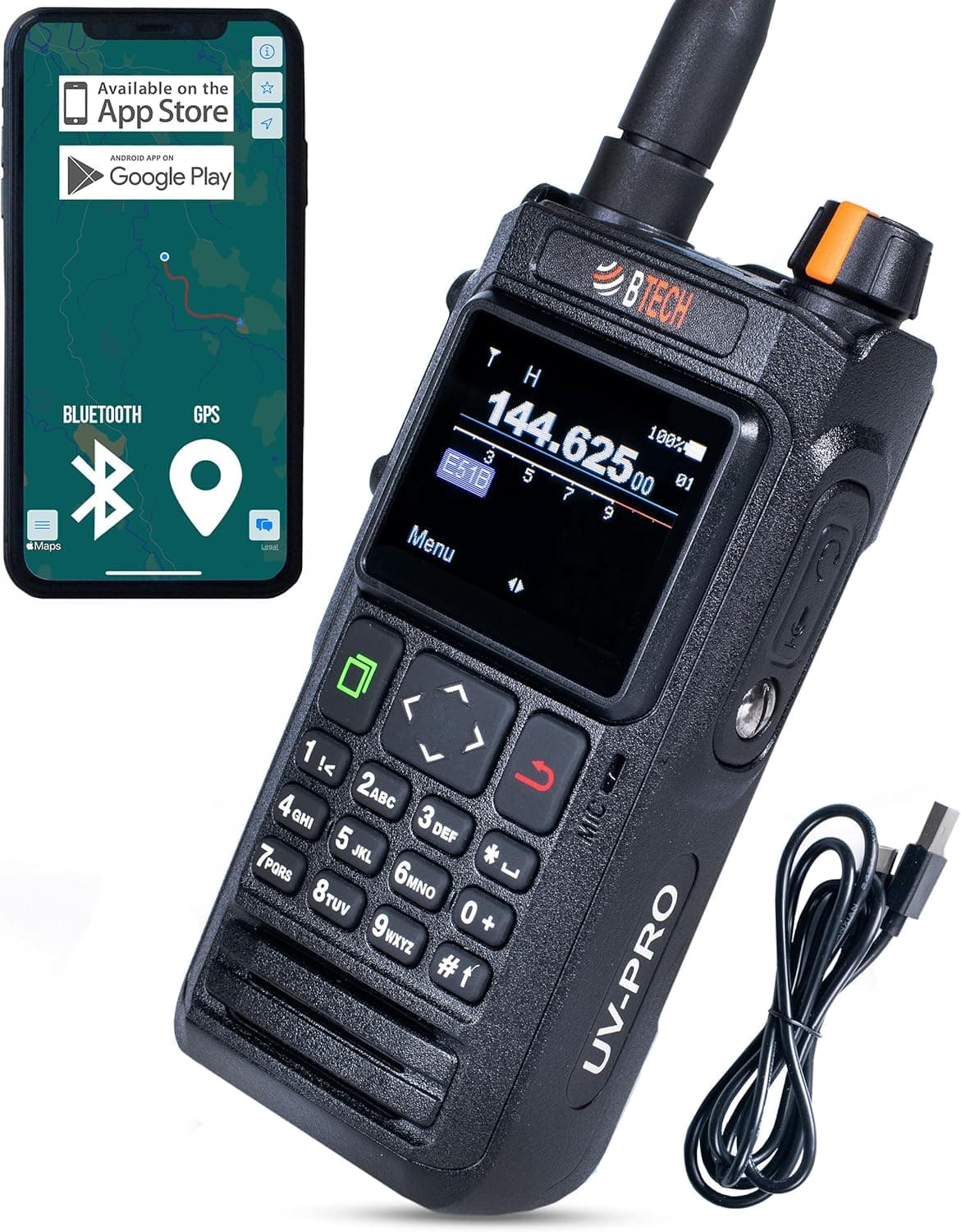 BTECH UV-PRO GPS, Bluetooth & APRS Dual-Band Radio