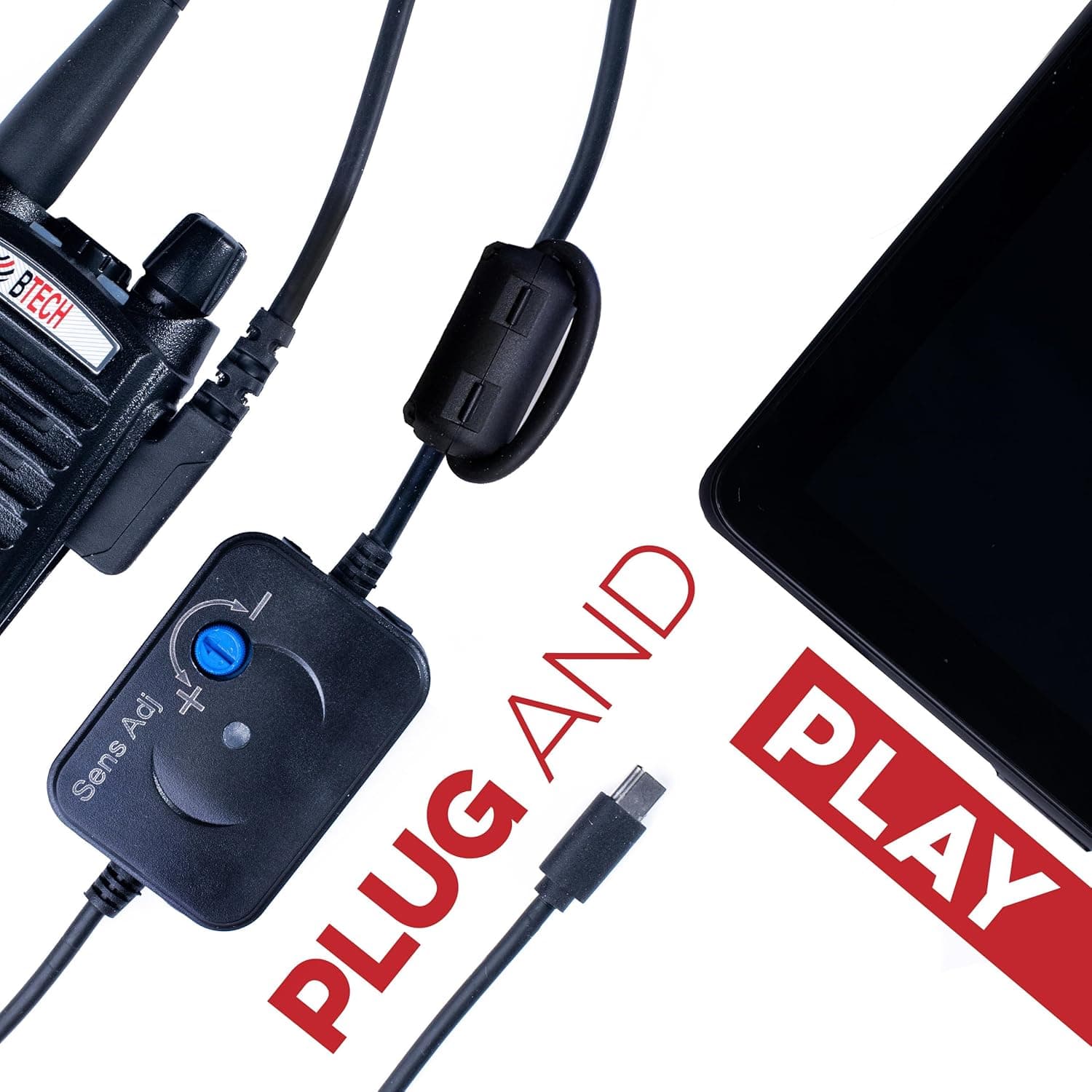 BTECH APRS-K1 PRO Multi-Function Audio Interface Cable - thumbnail 7