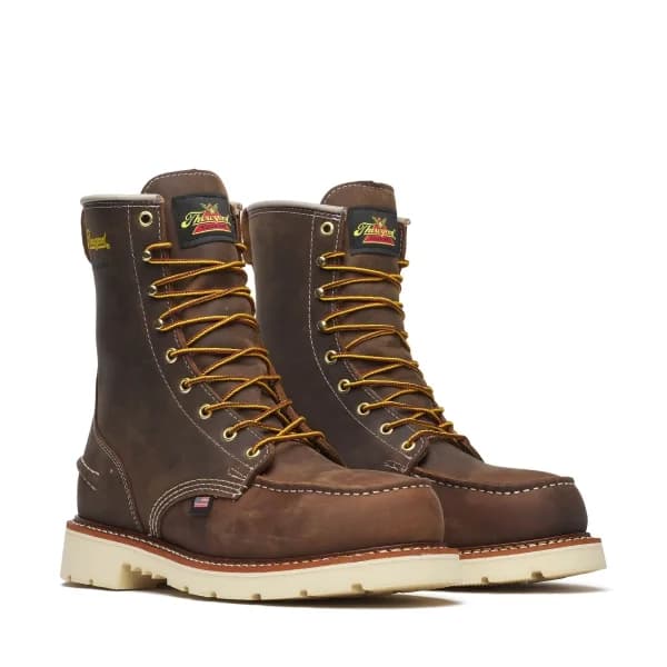 Thorogood 1957 Series – Waterpoof 8″ Crazy Horse Steel Moc Toe 90