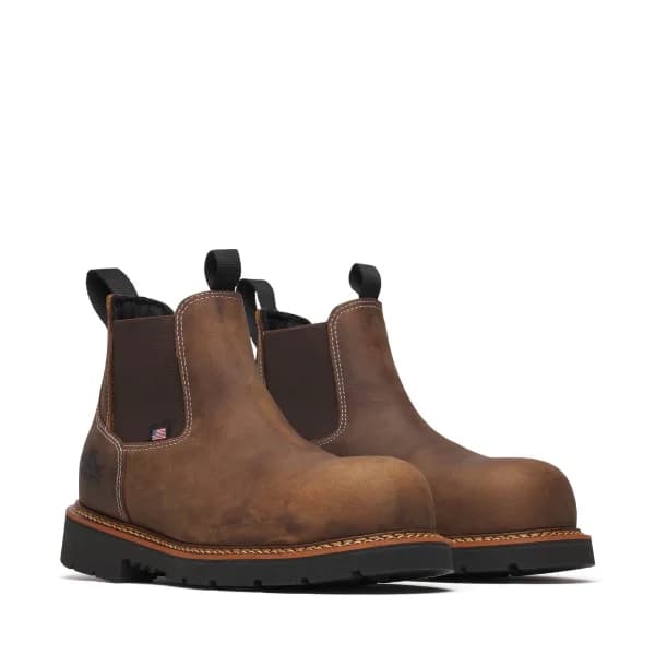 Thorogood American Legacy – Chelsea Crazy Horse Nano Round Toe Black 90