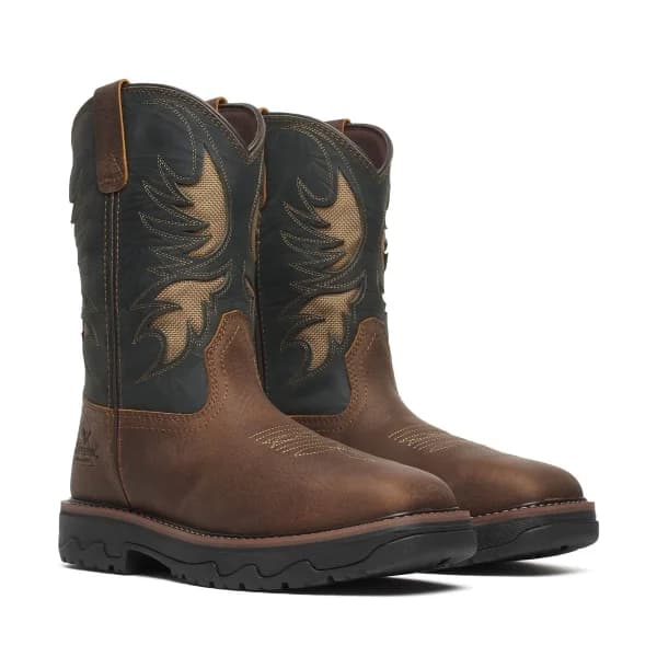 Thorogood Buffalo Ridge – 11″ Brown/Cobalt Nano Square Toe