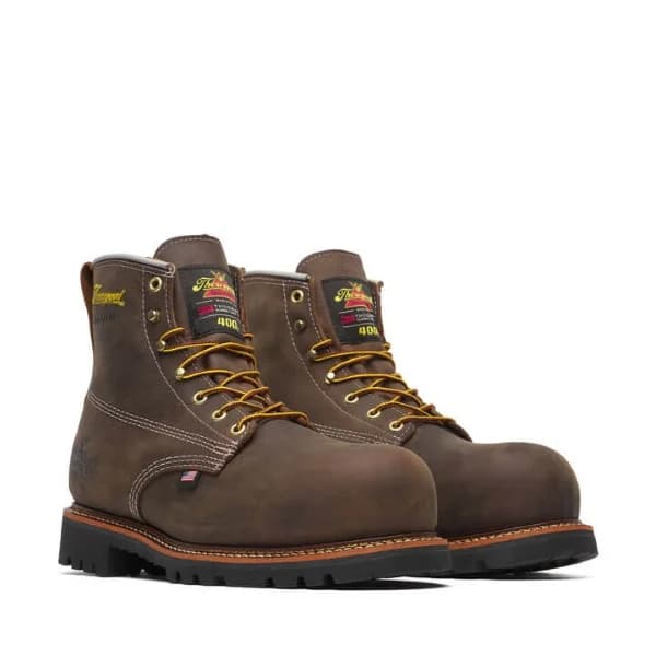 Thorogood American Legacy – Waterproof + Insulated – 6″ Crazy Horse Nano Safety Toe