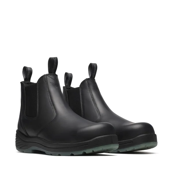 Thorogood 6″ Black Quick Release Station Boot Safety Toe with Translucent Bottom