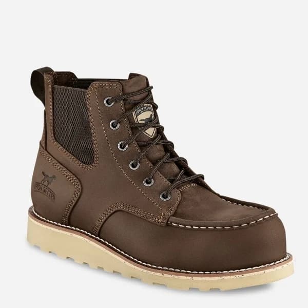 Irish Setter Pipestone 6″ Safety Toe Pull-On Leather Boot