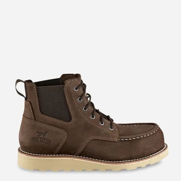 Irish Setter Pipestone 6″ Safety Toe Pull-On Leather Boot - thumbnail 3
