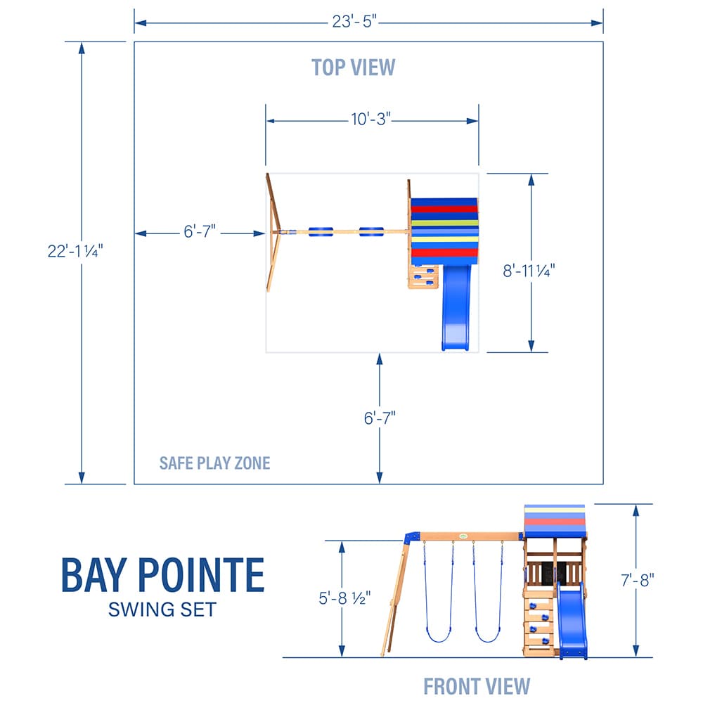 Backyard Discovery Bay Pointe Swing Set - thumbnail 5