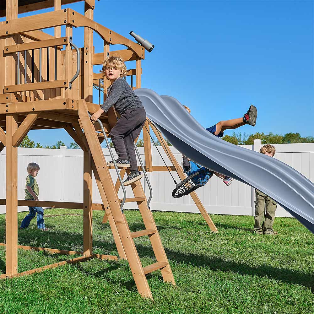 Backyard Discovery Dover Bay Swing Set with Monkey Bars - thumbnail 4