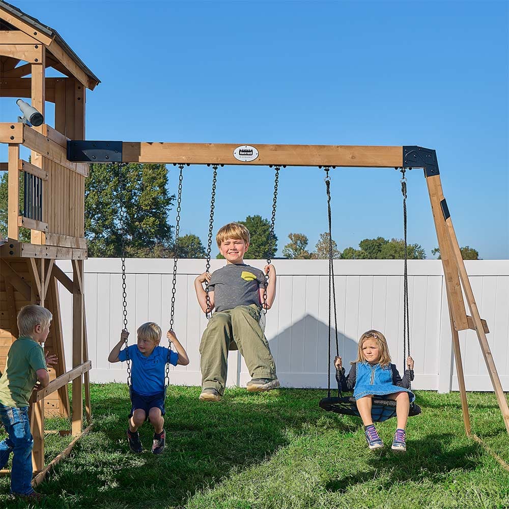Backyard Discovery Dover Bay Swing Set with Monkey Bars - thumbnail 3