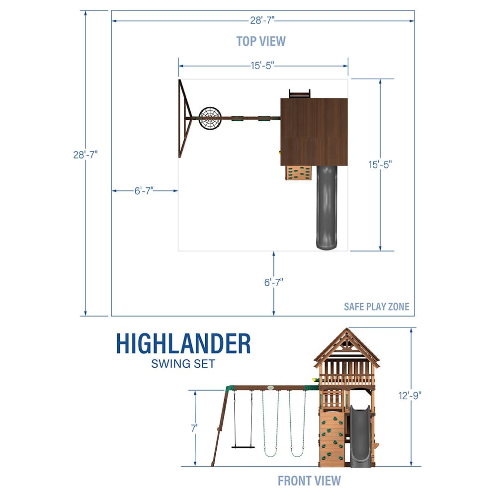 Backyard Discovery Highlander Swing Set - thumbnail 7