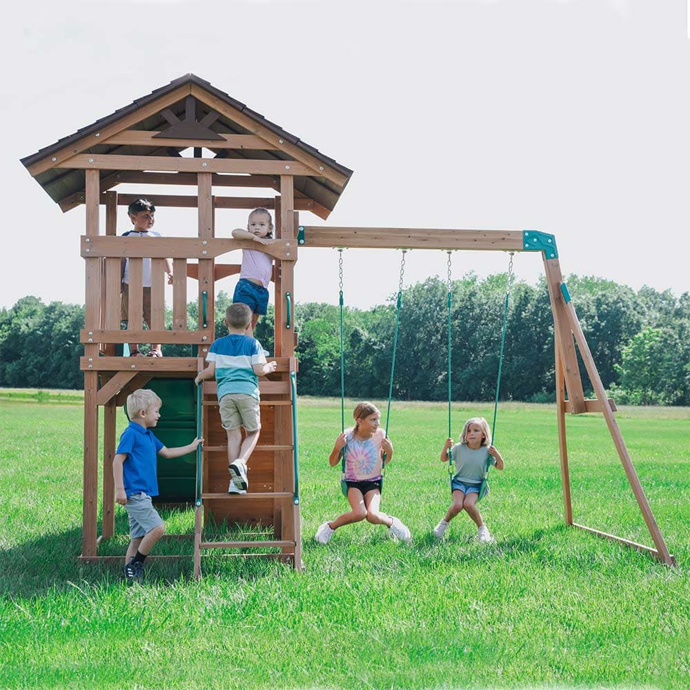 Backyard Discovery Lightning Ridge Swing Set - thumbnail 3
