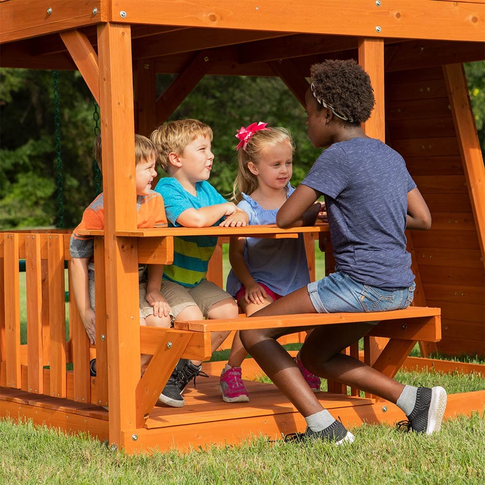 Backyard Discovery Skyfort II Swing Set - thumbnail 2