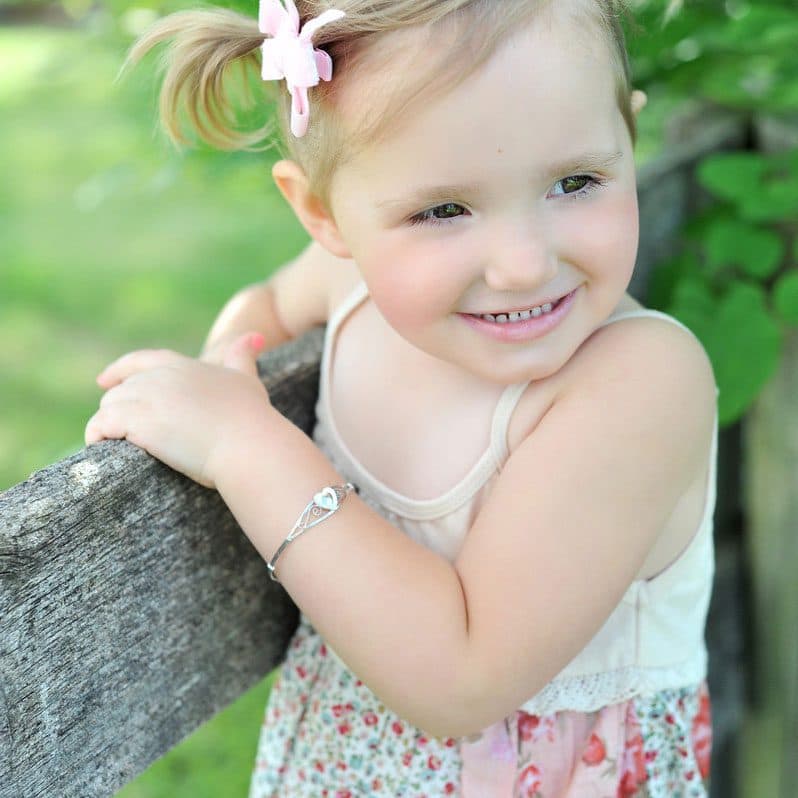Miraculous Medal Bracelet – Baby/Toddler/Little Girl – Adjustable Bracelet – 14K Gold-Filled - thumbnail 4