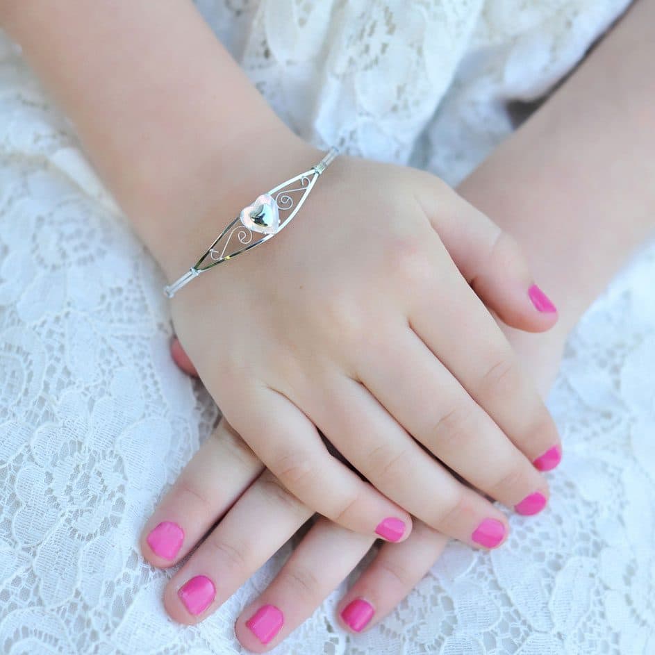 Miraculous Medal Bracelet – Baby/Toddler/Little Girl – Adjustable Bracelet – 14K Gold-Filled - thumbnail 2