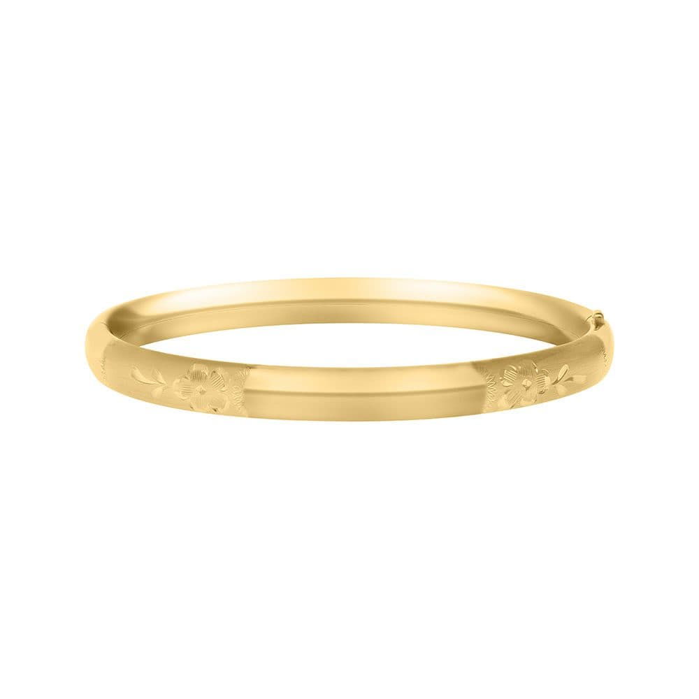 Engravable Child Bangle Bracelet – Size 6.25″ (6 – 14 years) – 14K Gold-Filled – ENGRAVABLE - thumbnail 2