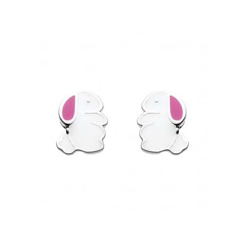 Easter Bunny Earrings for Easter Sunday – Sterling Silver Rhodium