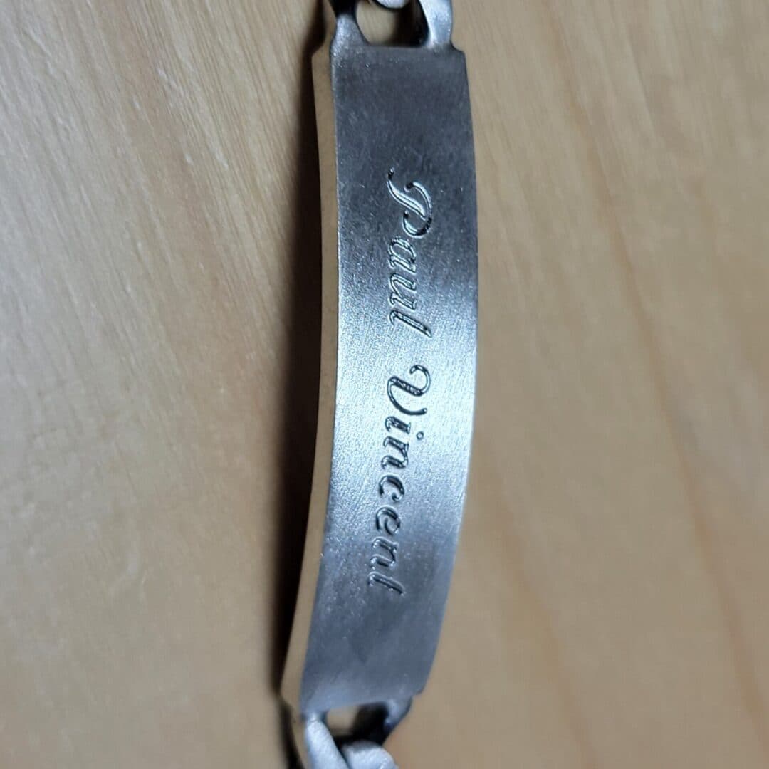 Alexander Boys Silver ID Bracelet – Antiqued Finish – Superior Quality – Choose from Two Sizes Size 7.0 and 8.0 - thumbnail 2