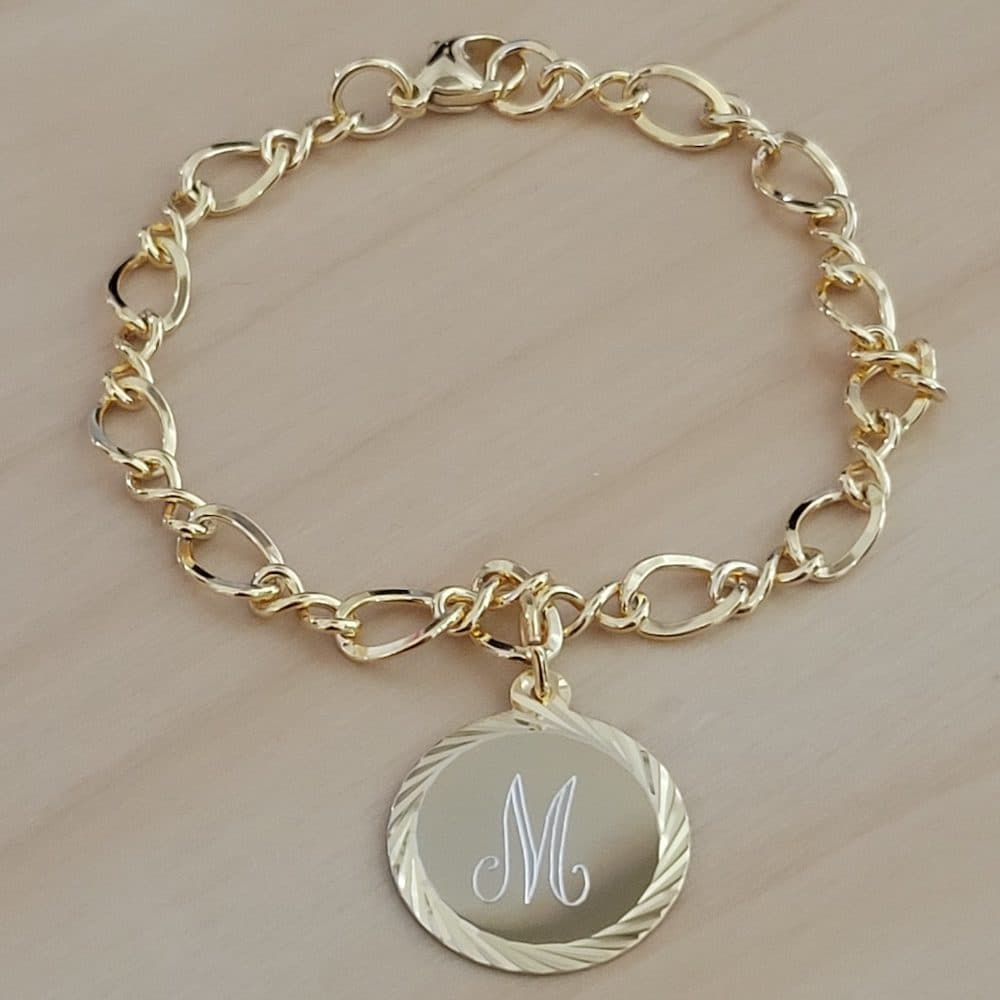Personalized Charm Bracelet for Girls – Silver or Gold Gift