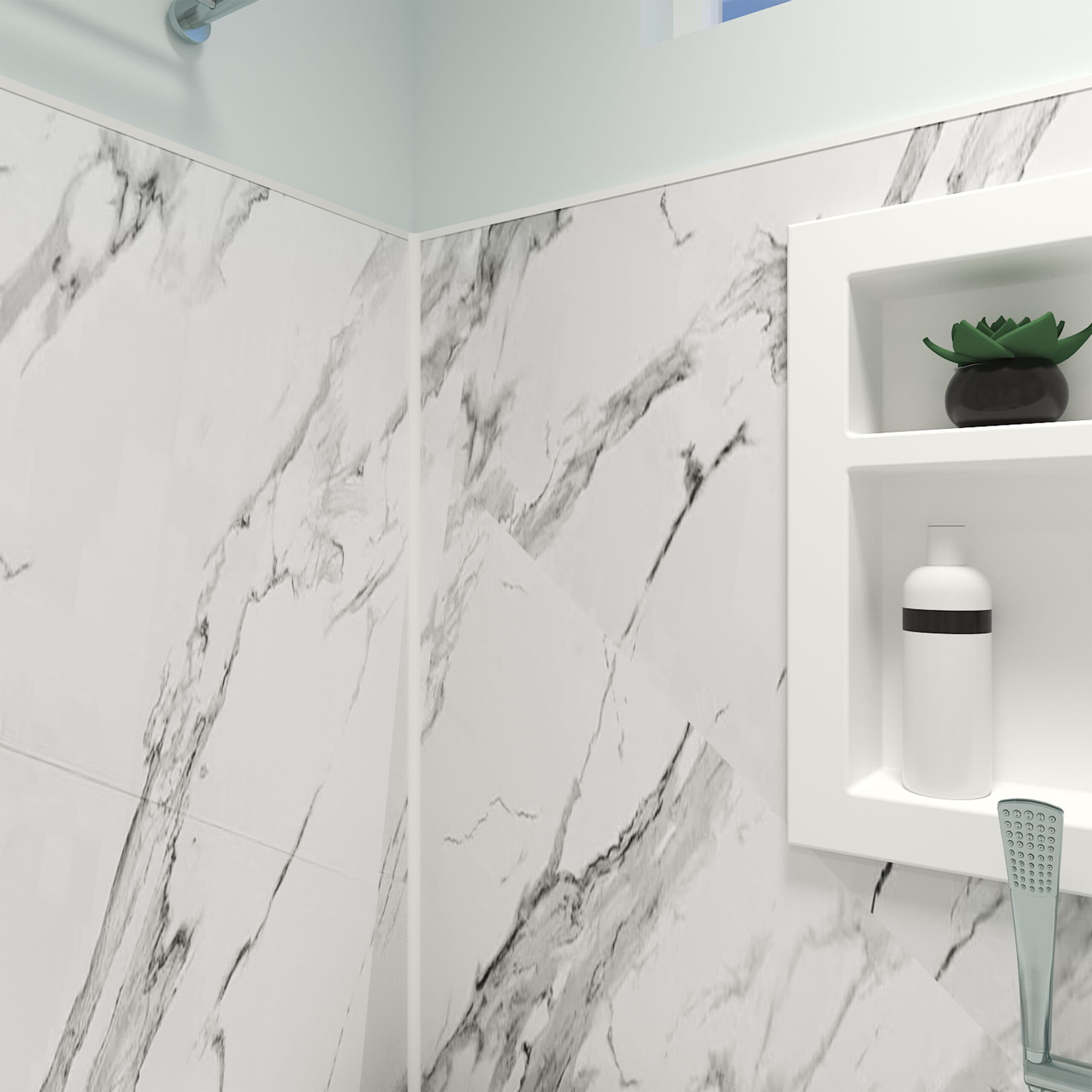Atticus Poly Tub and Shower Surround Kit - thumbnail 3