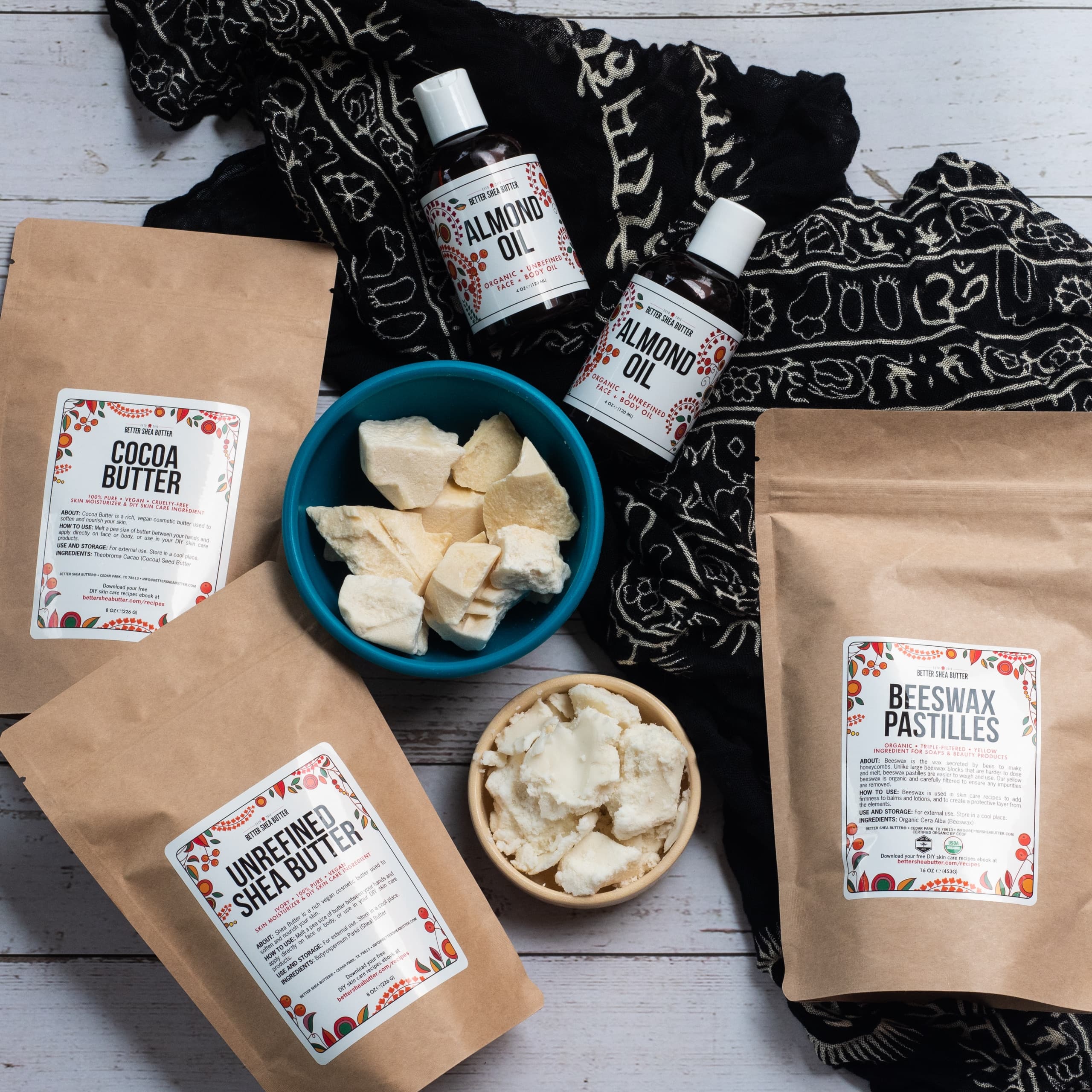 DIY Skin Care Kit (Body Butter, Balms & More)