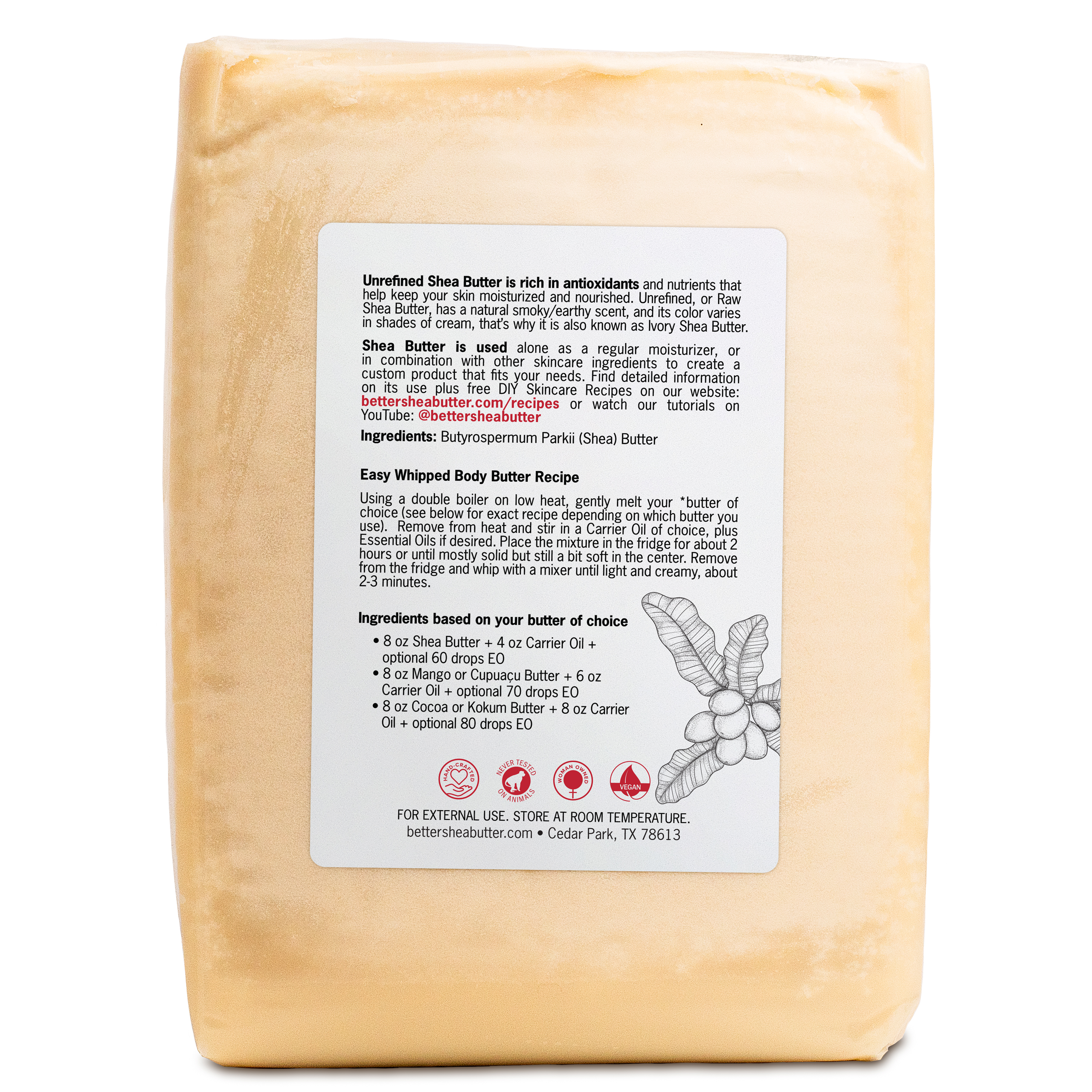 Unrefined Shea Butter Bulk (10lb) - thumbnail 4