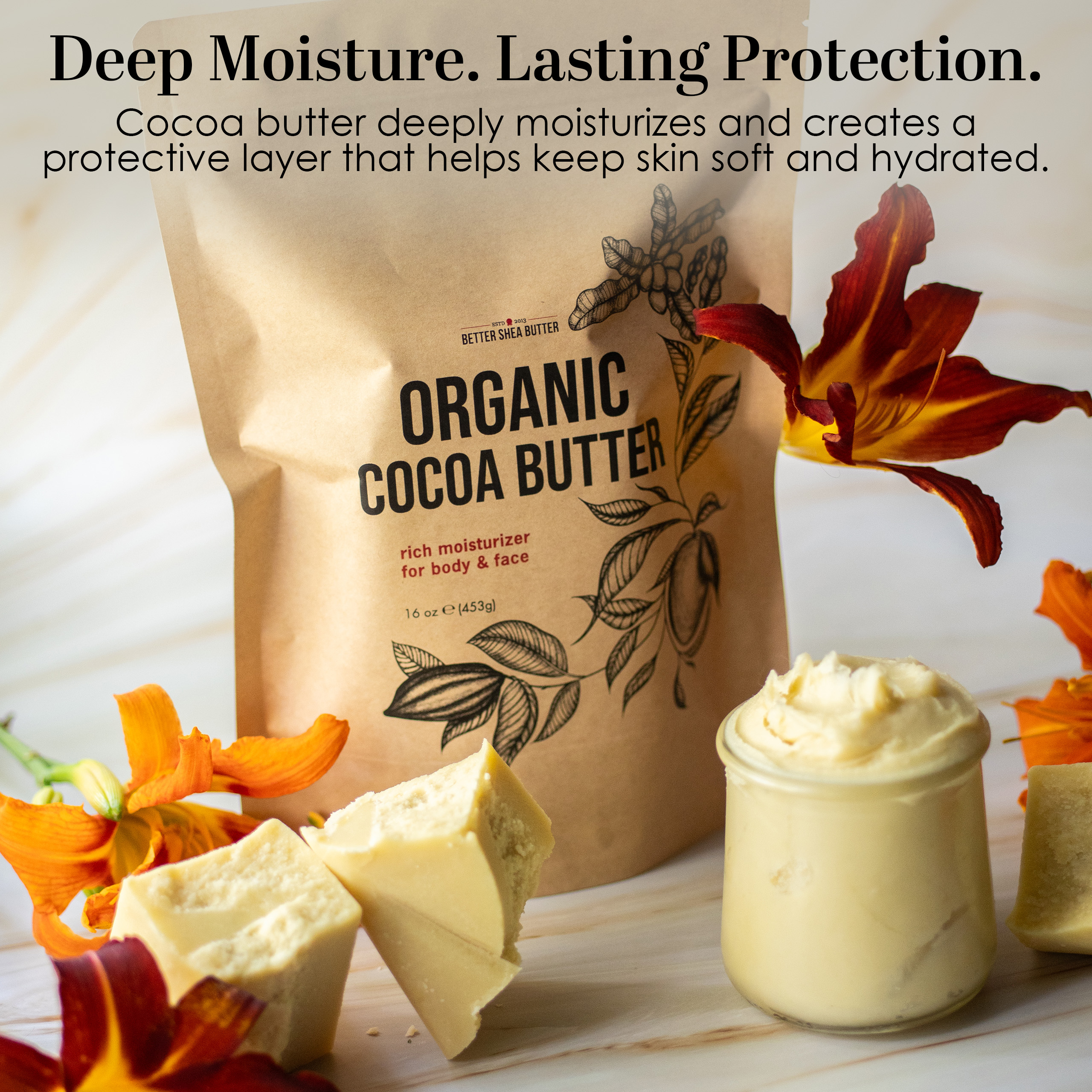 Certified Organic Cocoa Butter (8 oz) - thumbnail 2