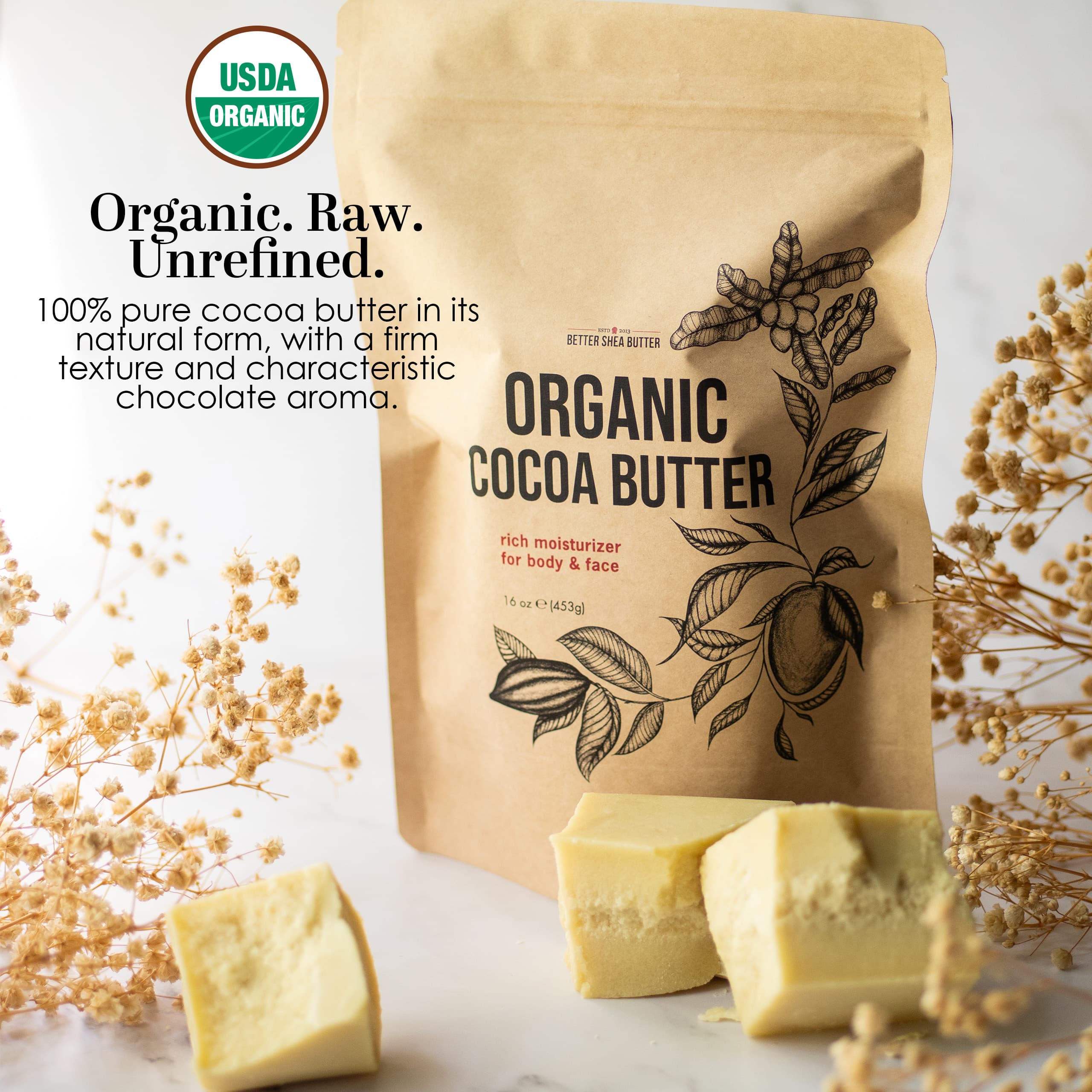 Certified Organic Cocoa Butter (8 oz) - thumbnail 8