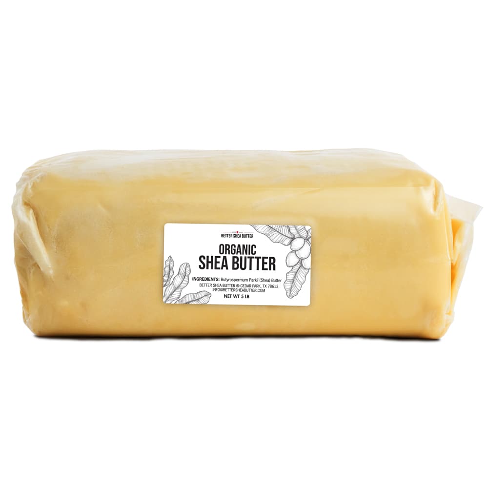 Organic Shea Butter Bulk – Unrefined (5LB)