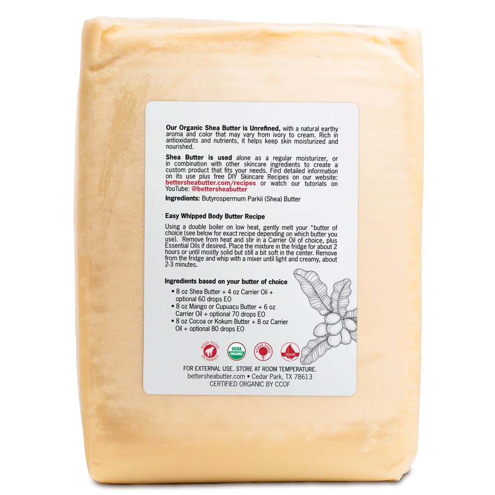 Organic Shea Butter Bulk – Unrefined (5LB) - thumbnail 4