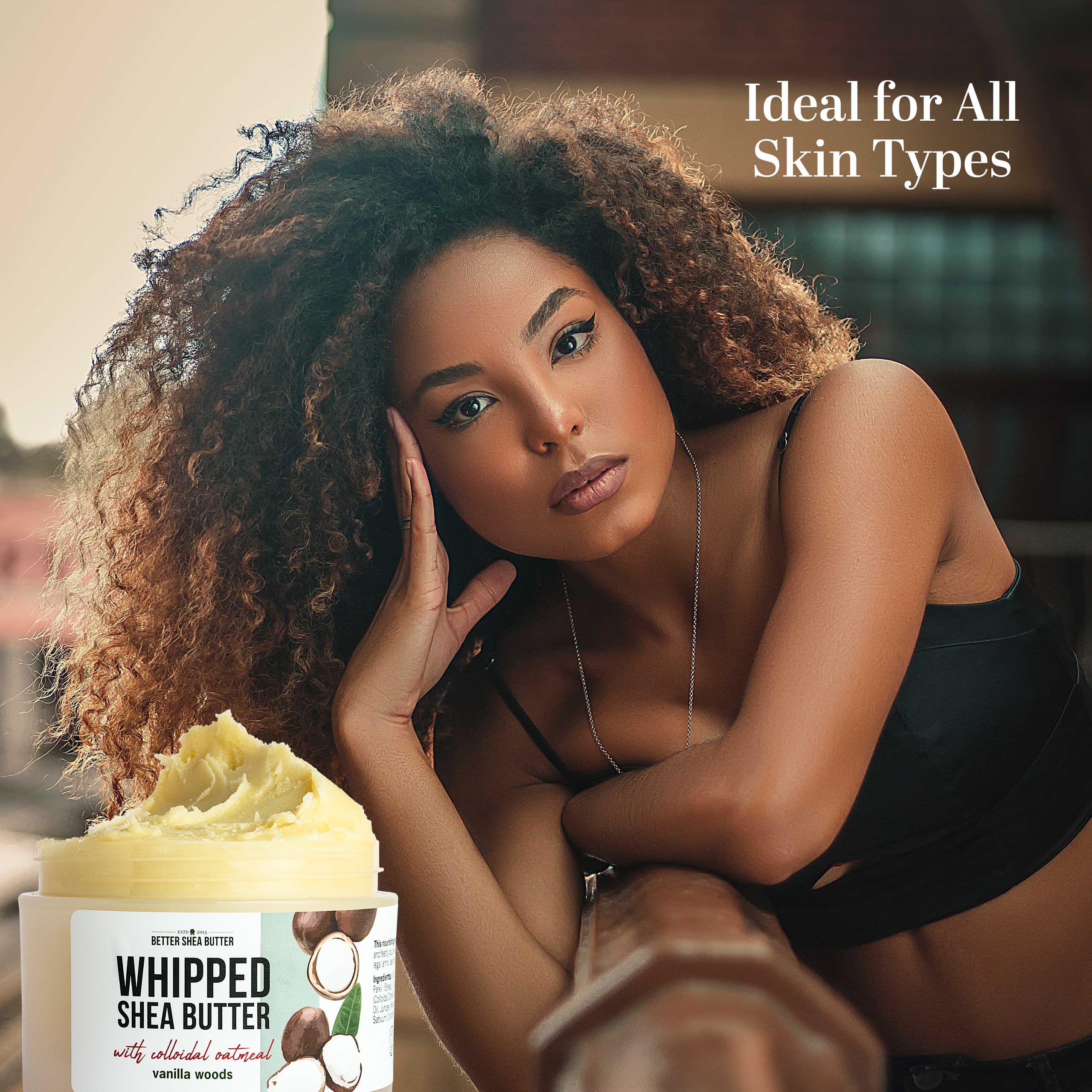Whipped Shea Butter with Colloidal Oatmeal – Vanilla Woods - thumbnail 4