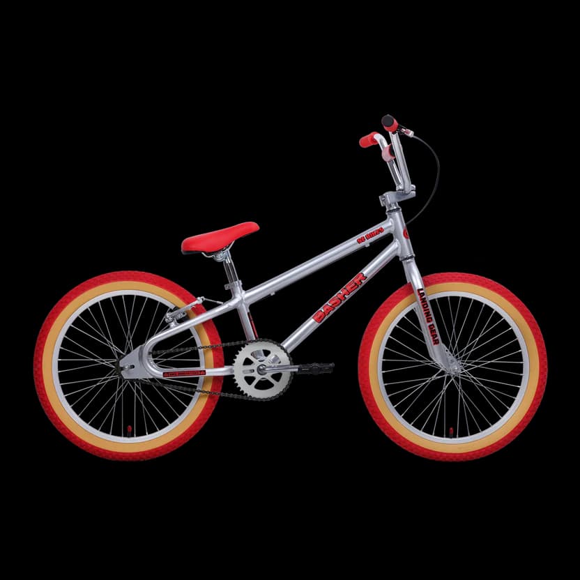 SE Bikes Basher 20″ Silver Streak (IN STOCK!)